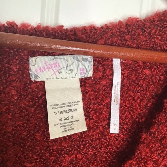 Free People Juno Stripe Bouncle Poncho. - Picture 5 of 6